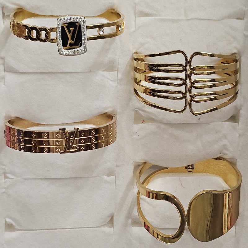 Anti Tarnish Golden Hand Kada Collections