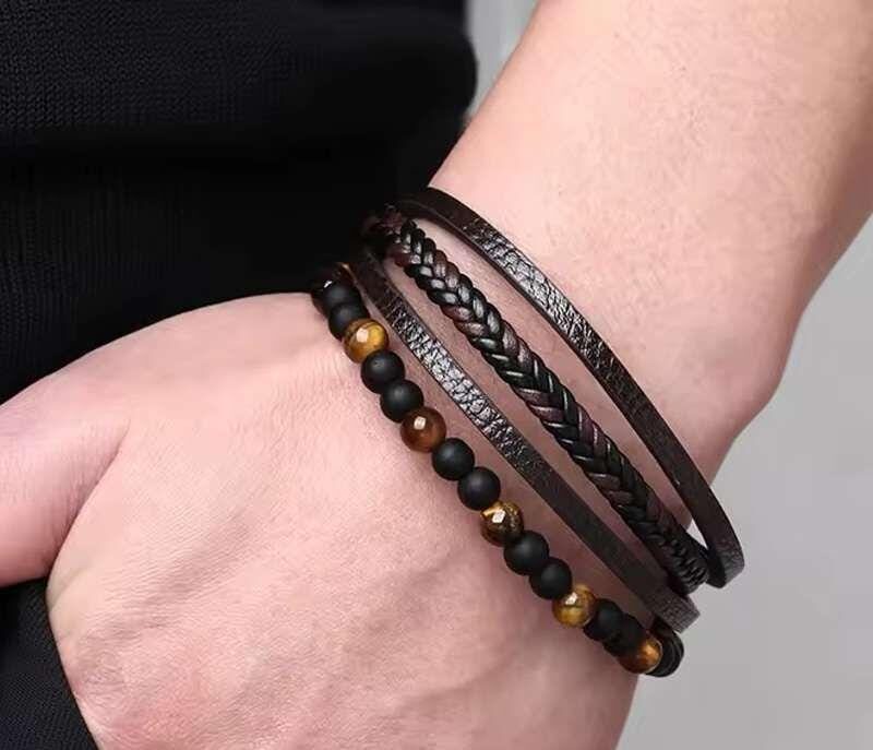 Golden and Black Hunter Hand Band