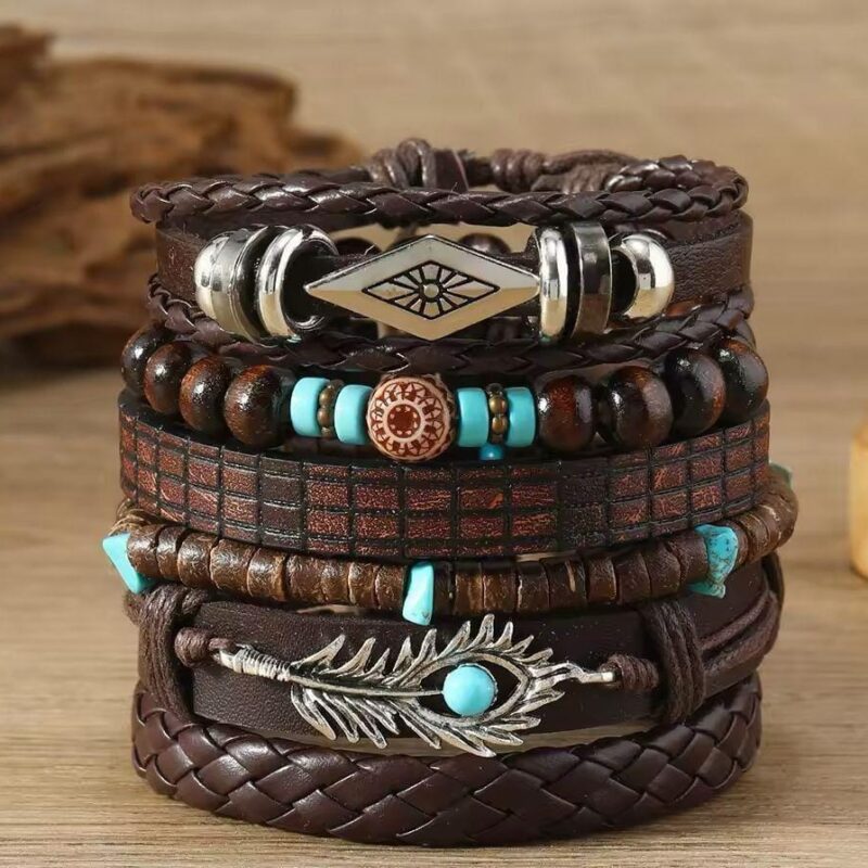 Evil Eye and Peacock Hunter Hand Band