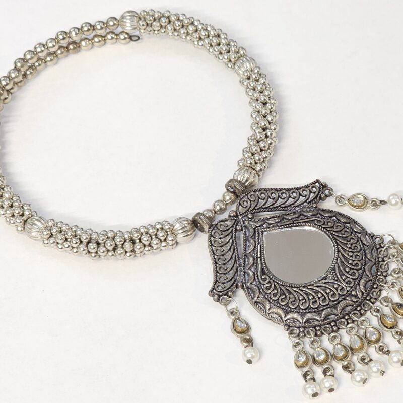 Oxised Jaipuri Chocker Necklace